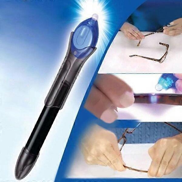 Plastic glue pen, 14cm black, permanent bonding in 5 seconds