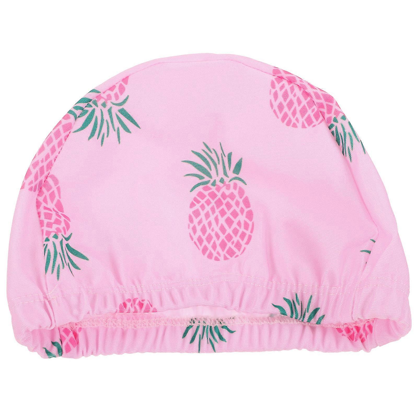 Swimming Cap for Kids and Toddlers for Outdoor Activities and Bathing in Pink Breathable and Anti-Skid 2Pack