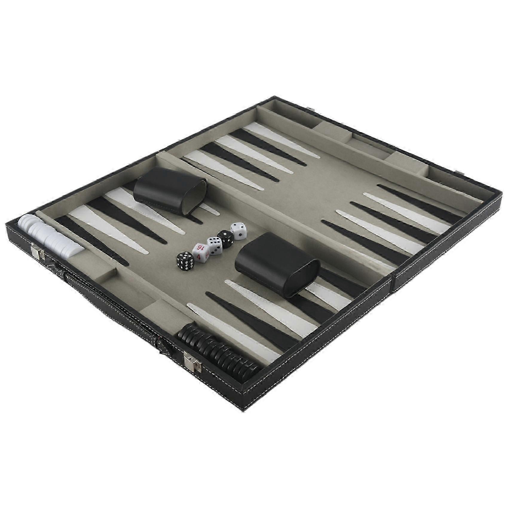 Backgammon Set - Classic 14.75 Inch Backgammon Sets for Adults Game