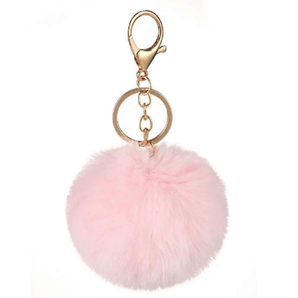1pc Pompoms Keychain Handbag Jewelry , Soft Touch