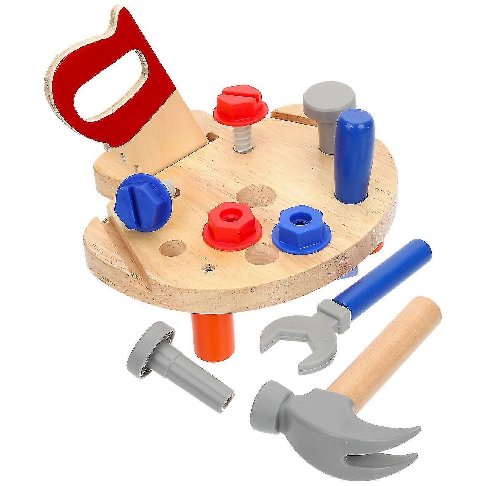 Kids Tool Toys Educational Toy for Learning Activities Assorted Color Made of Wood for 1 Set