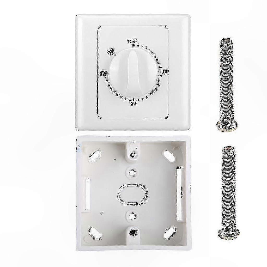 Mechanical Timer Switch with Auto Power Off and Minute Countdown