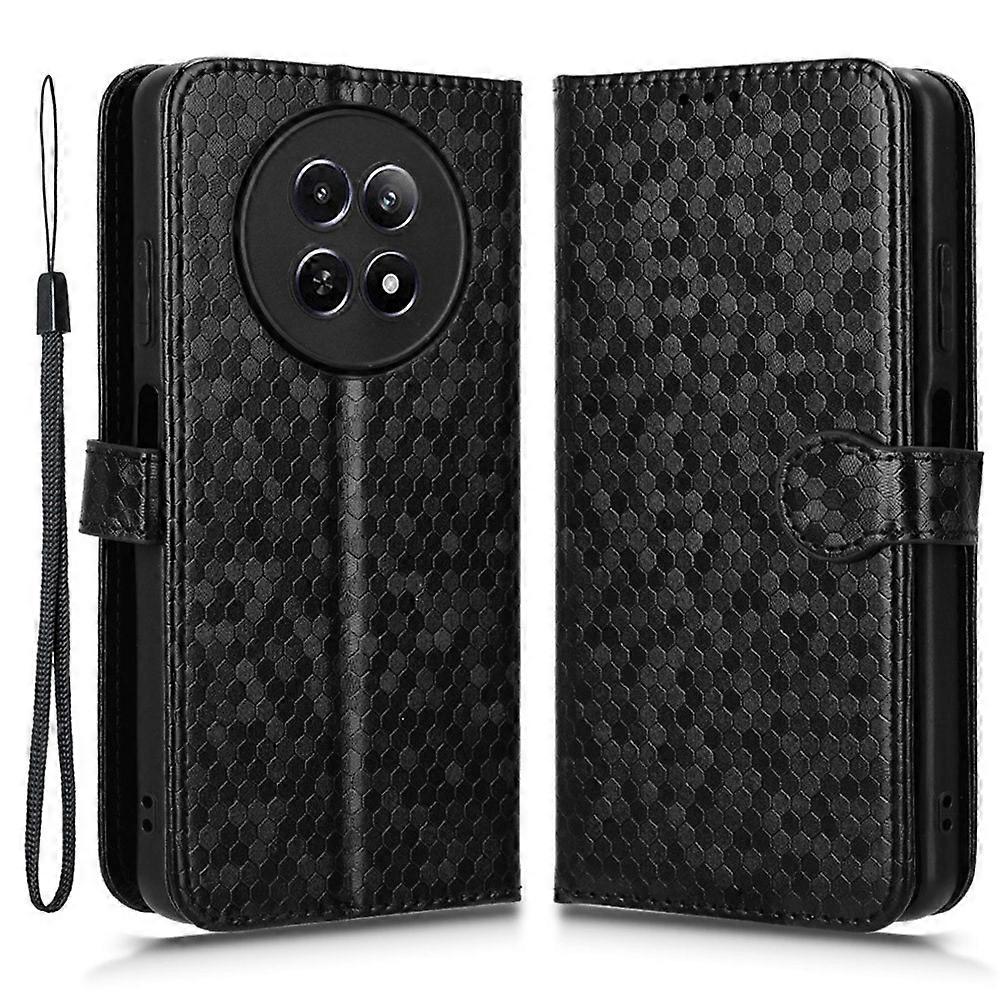 Compatible pour Realme 12 Case Dots Pattern PU Leather Wallet Phone Cover