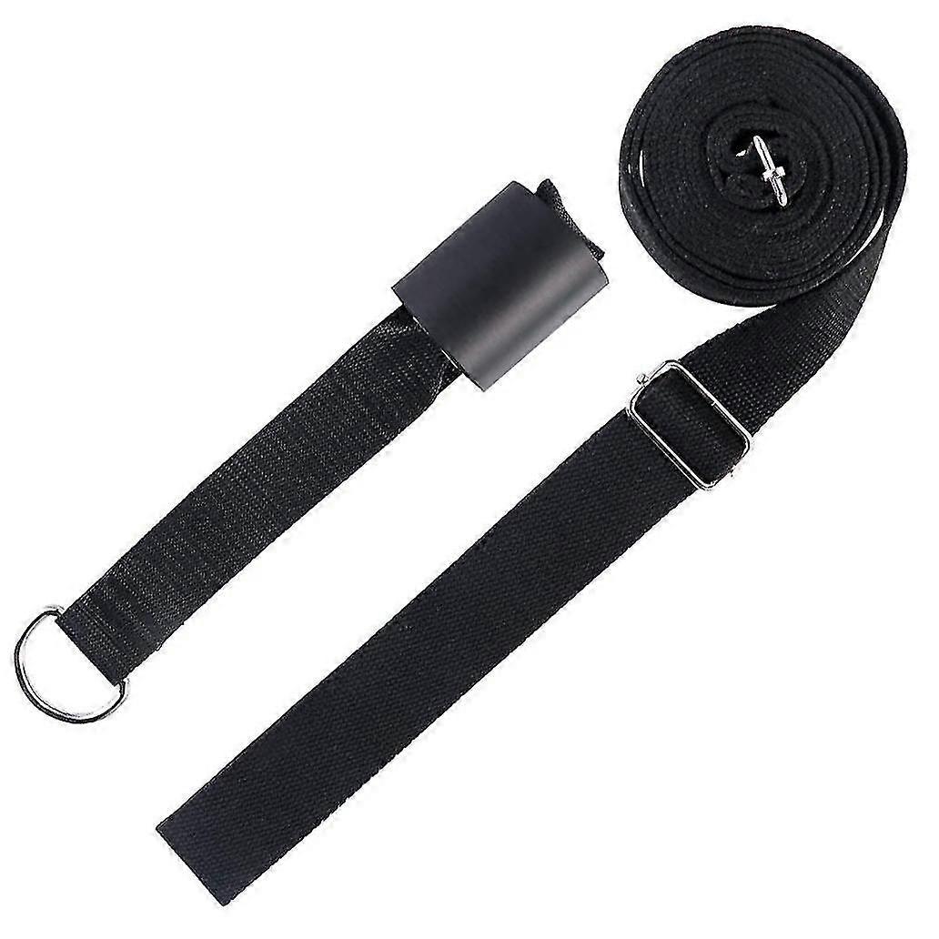Yoga Belt With Door Bracket - Black
