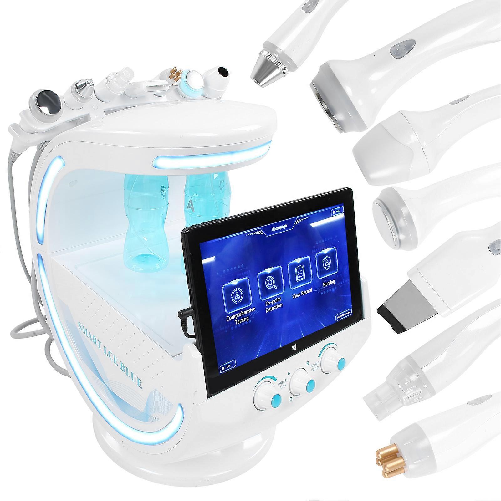 Multi Functional Skin Detection Beauty Machine Small Bubble Skin Scrubber Machine