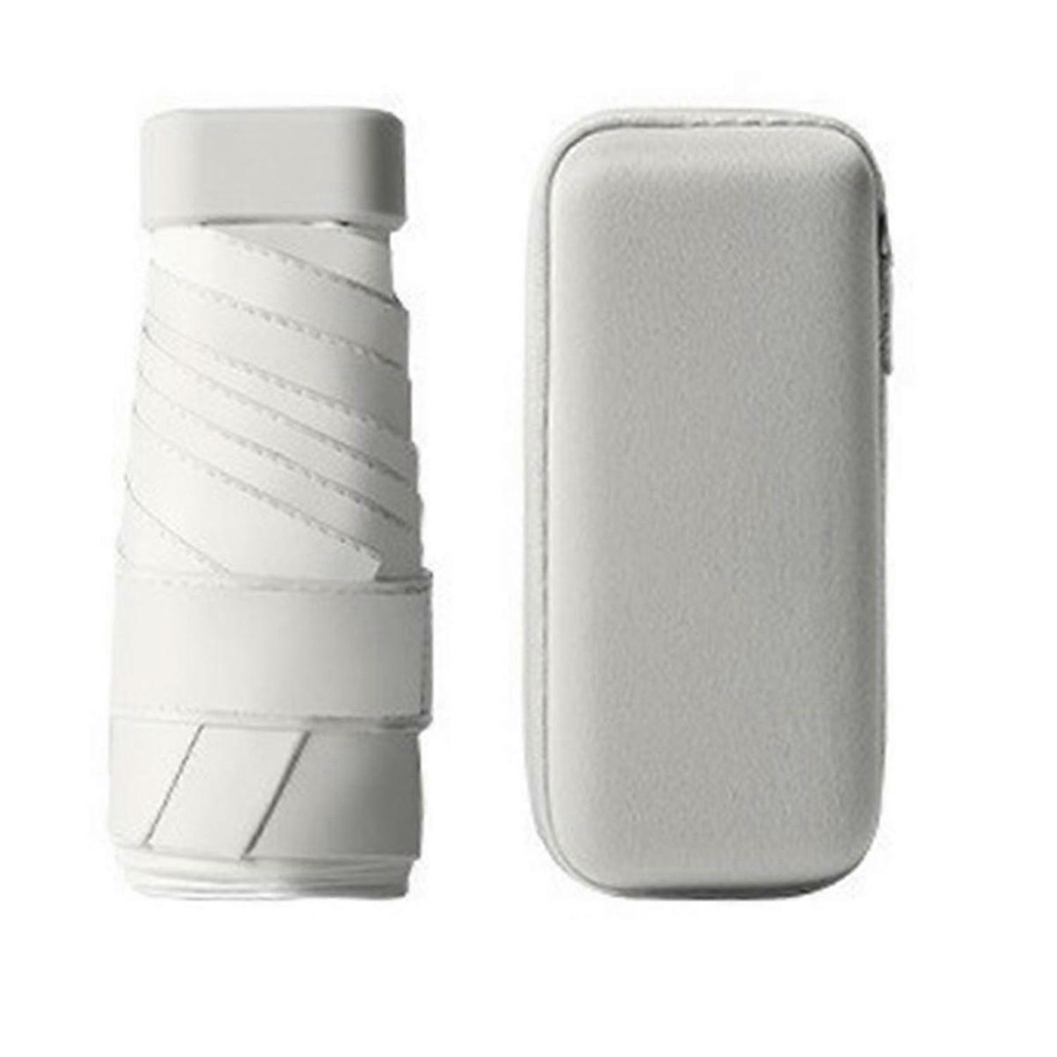 Sun-Proof Umbrella for Both Rain and Shine White