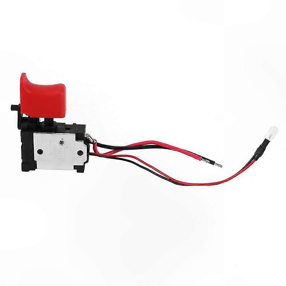Variable Speed Trigger Switch for Electric Drill, 7.2V-24V DC, Black Reversible Control
