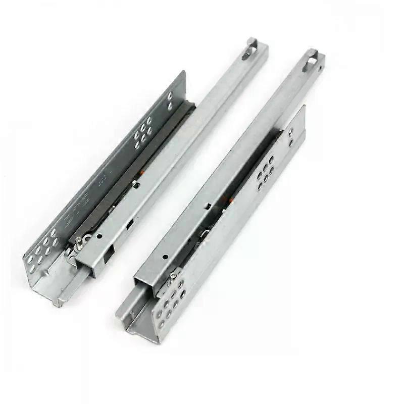 Under Mount Single Extension Drawer Slide Soft Close 3/4 Extension 2-Fold Pin Fixing DTC