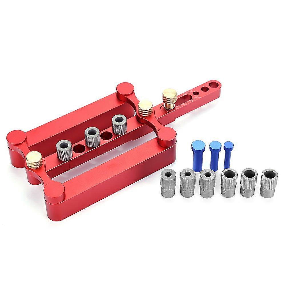 6/8/10mm Self Centering Dowelling Jig Dowel Hole Drilling Guide DIY Woodworking Tool