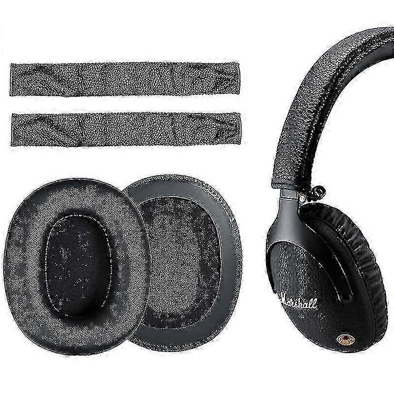 ヘッドバンドホルスター付きマーシャルモニターBluetoothヘッドフォン用イヤーパッド修理部品