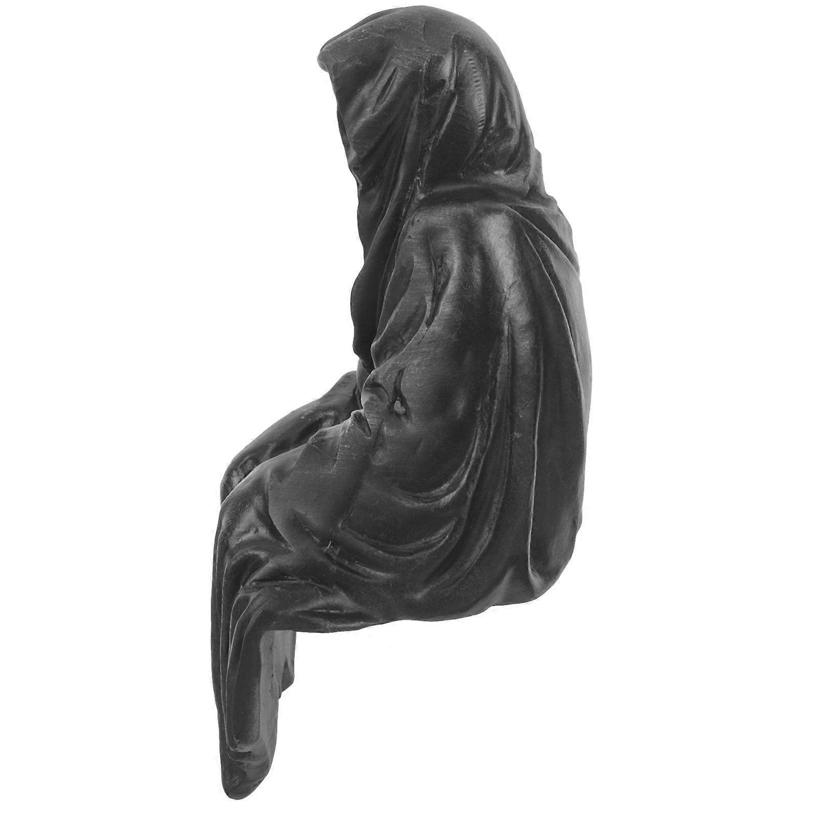 Black Men Resin Style Decoration Indoor Art Craft Ornament 1Pcs