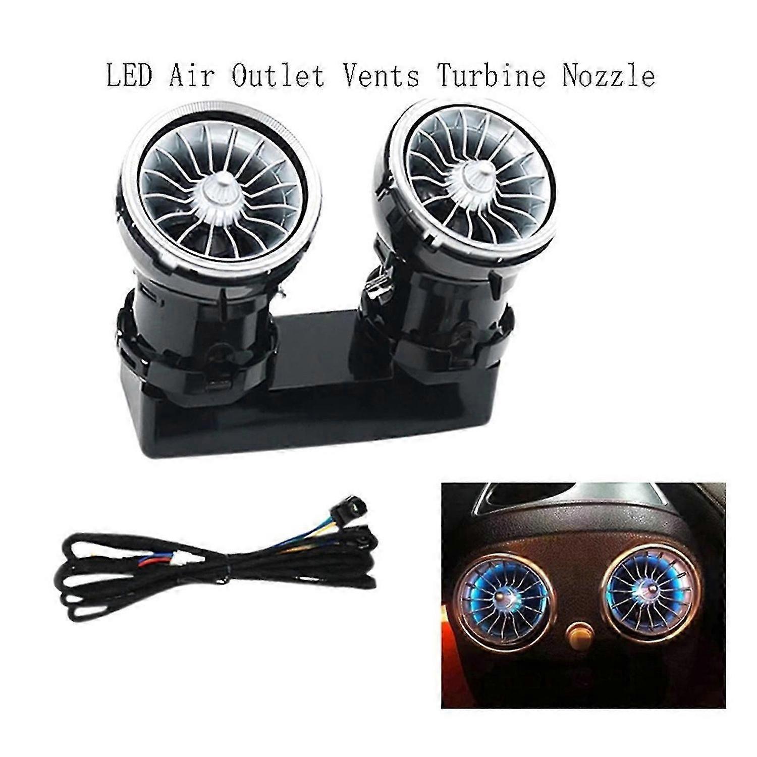 Ambient Light Decorative Strip for - C Class W205 GLC 2015-2021 LED Air Outlet Vents Turbine Nozzle