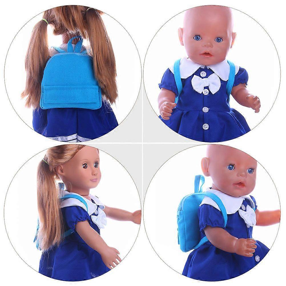 Mini Doll Book Bag Model Miniature Backpack Mini Doll Decorative Backpack