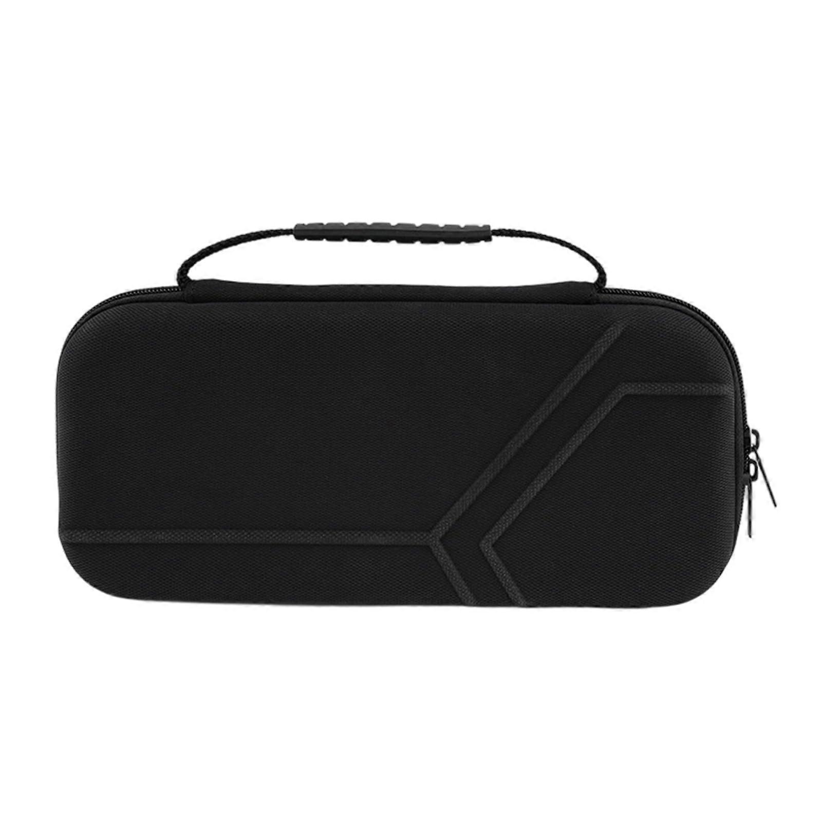 Hard Shell Travel Case For Console With Game Card Slot Organizer Case, Protective EVA, Compact, Black