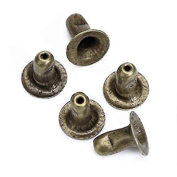 Round Rivets Brass Rivet Used for Riveting 100Sets