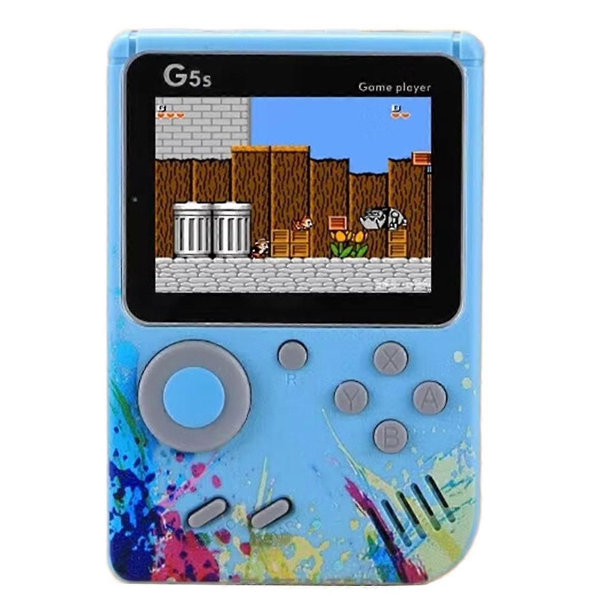 G5S 2.4 Inch Video Game Console Mini Portable TV Handheld Game Player Built-in 500 Games AV Output S