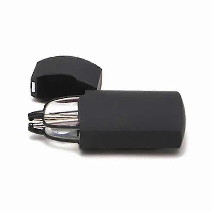 Folding Reading Glasses Unisex Portable with Case Telescopic Rotation Presbyopia Eyewear