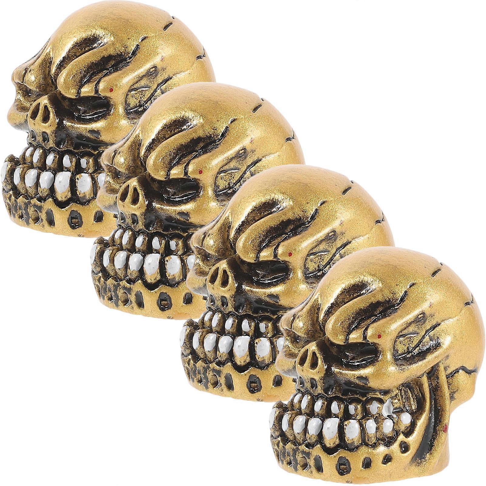 Decorative Skull Valve Caps for Car Tire Valve Cap Replacement 8Pcs