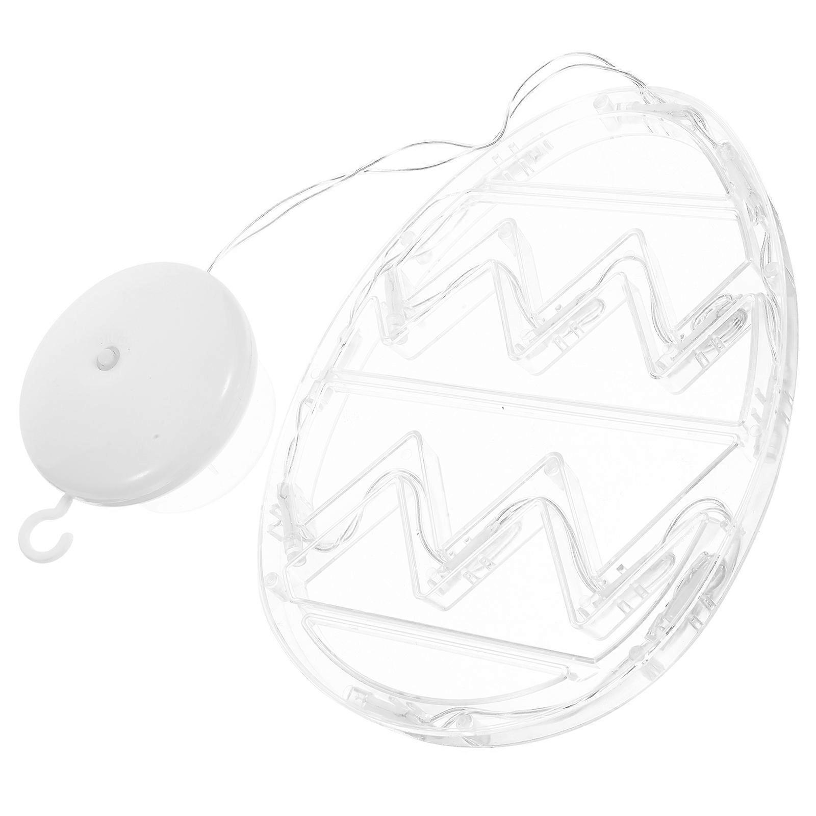 Easter Window Light Egg Shaped with Suction Cup for Window Decoration 3Pcs