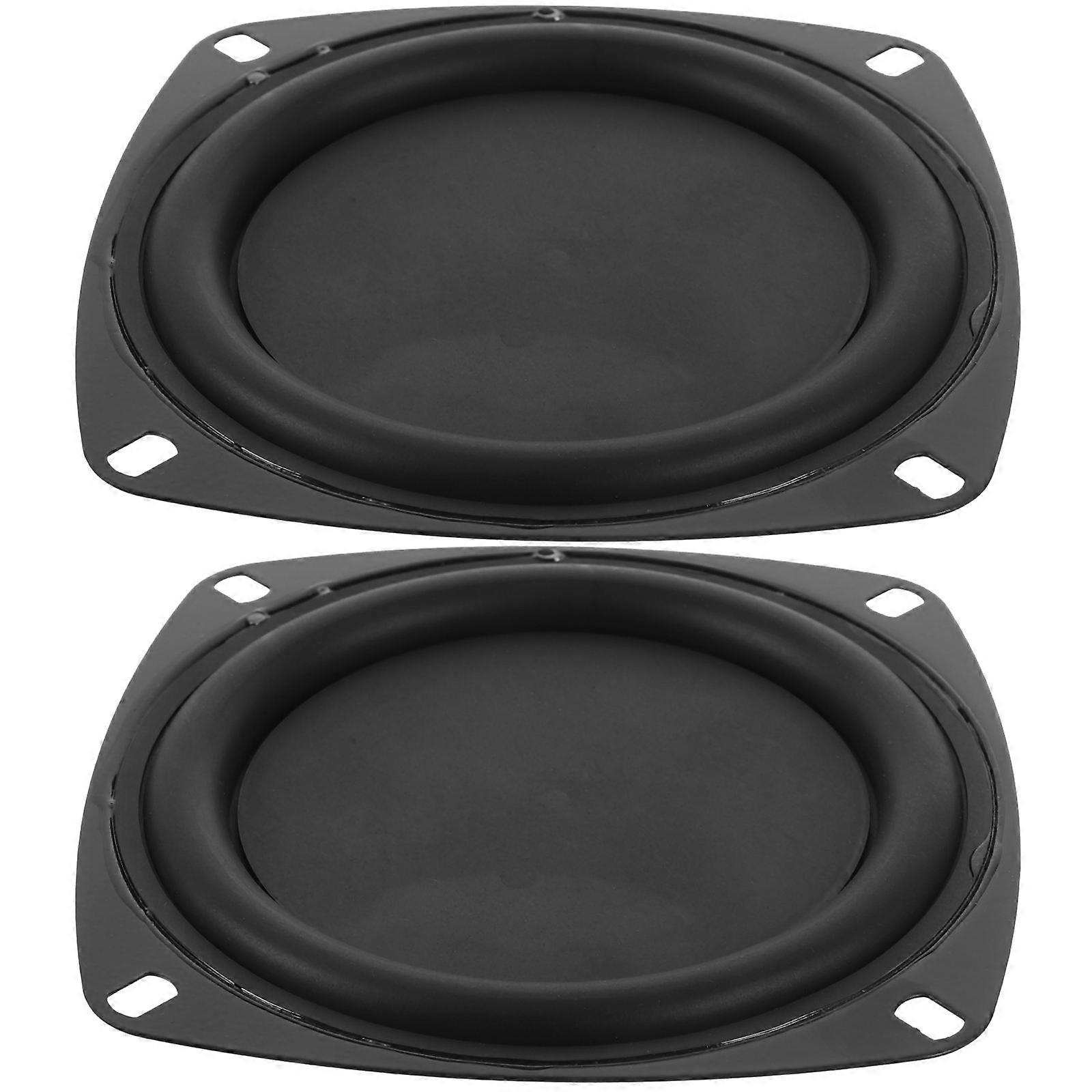 10 Pcs 4 Inch Black Loudspeaker Vibrating Membrane For DIY Repair Users Speaker Bass Enhancement