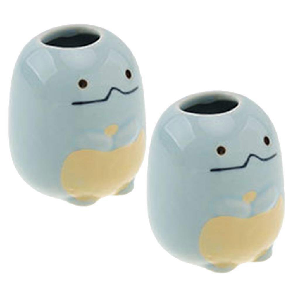 Toothpick Holder Ceramic Toothpick Dispenser for Home Use 8Pcs Set