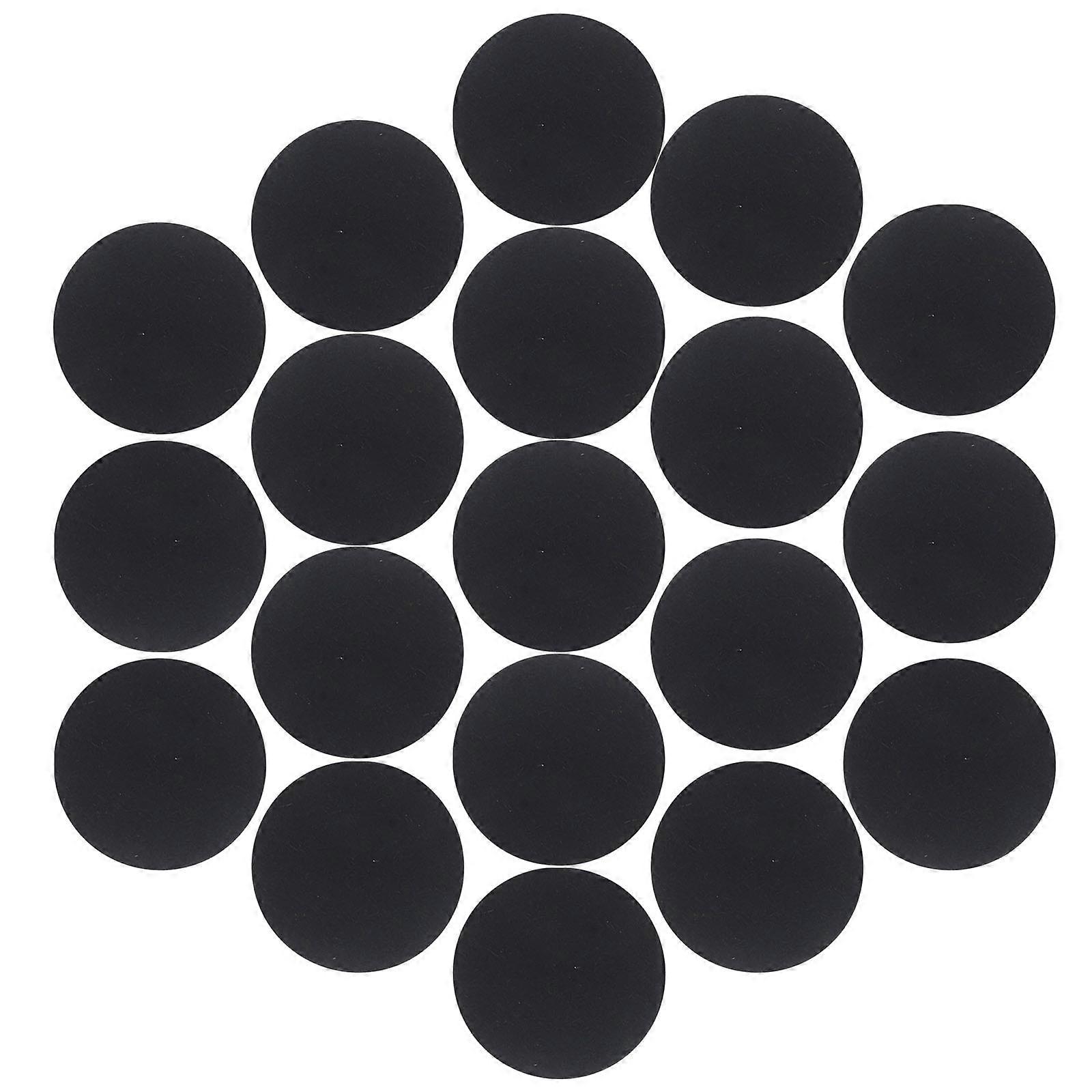 500Pcs Black Decorative Felt Circles Felt Pads for DIY Crafting