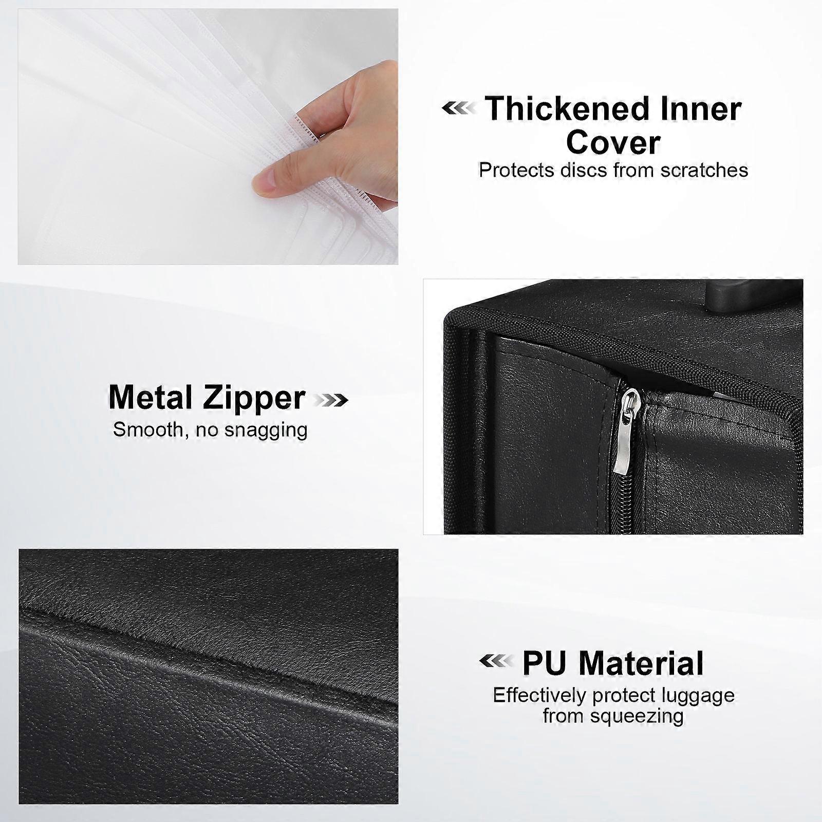 Portable CD Wallet CD DVD Case Album Organizer Media Storage Box