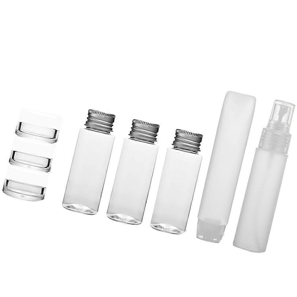 Refillable Spray Bottle Set for Perfume Storage 2Sets 8 Pieces Transparent