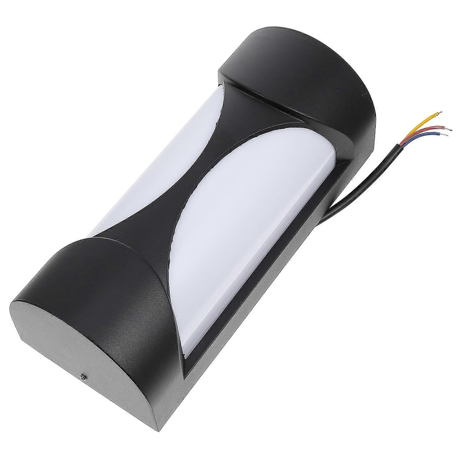 Wall Mounted Light LED Lamp for Garden Lighting 2Pcs Black