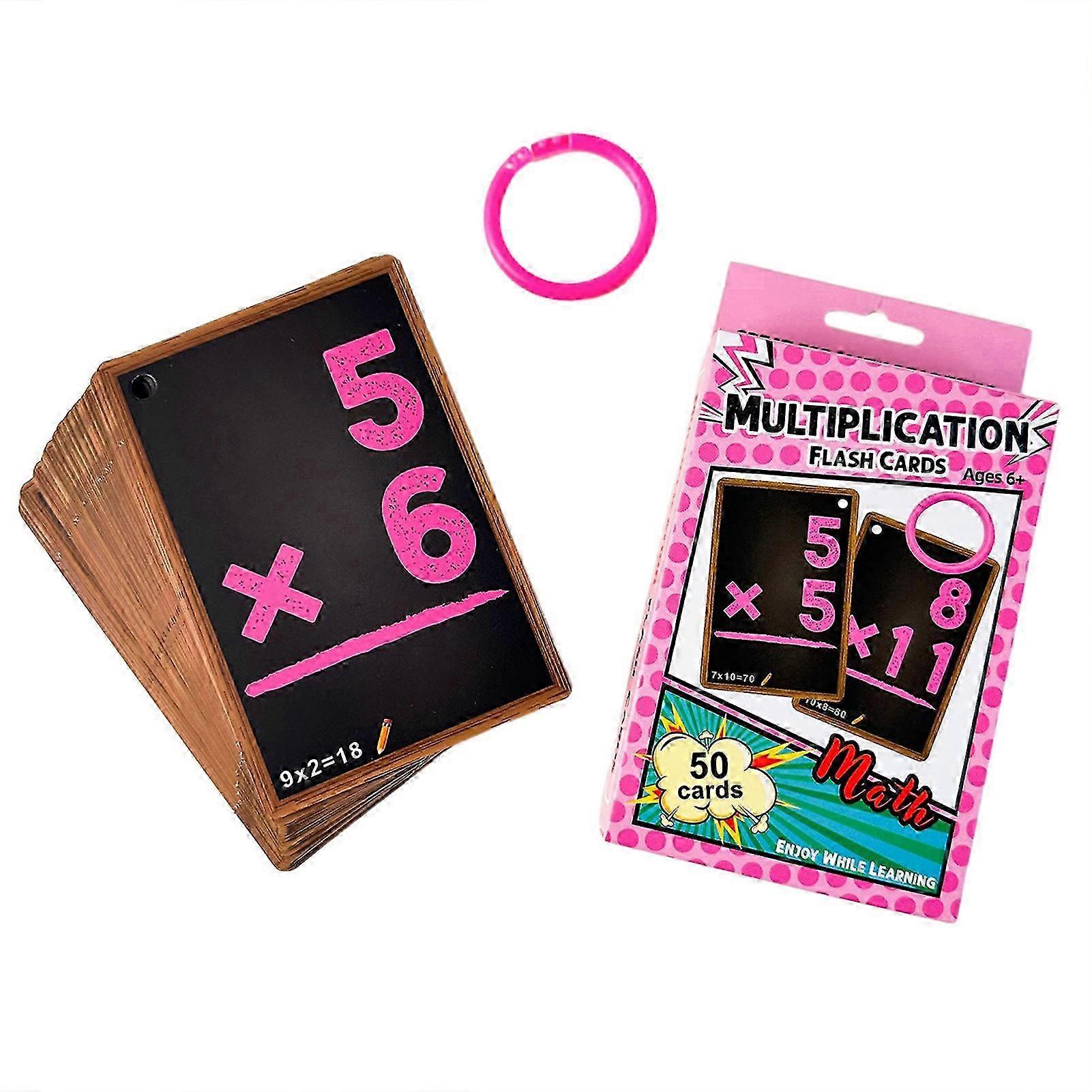 2025 Math Flash Card Grade 1-5 Practice Quick Calculation Mathematics Flashcard for Kids Ages 6 Above