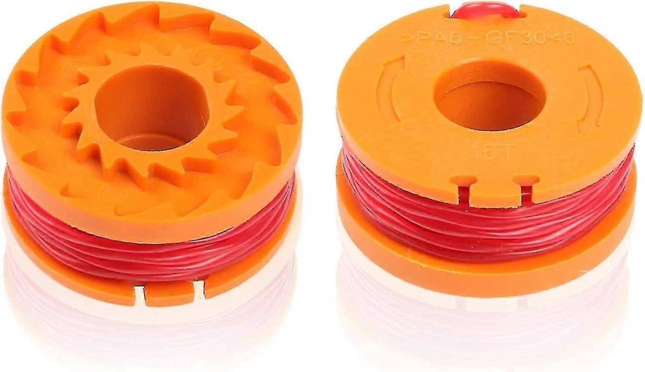 Replacement Trimmer Spool Line For Worx Weed Wacker Spool With Spool Cover 50006531 String Trimmer Refills 10ft 0.065" 10 Pack