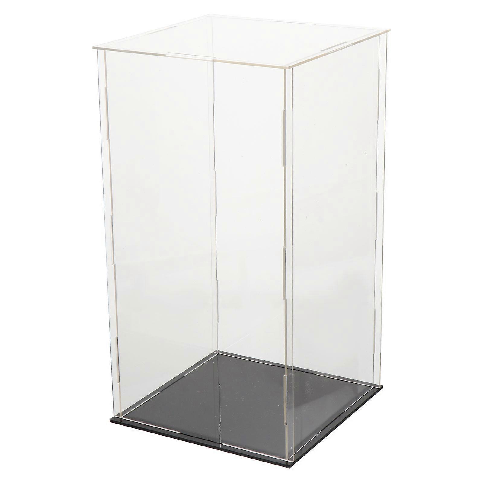 Display Box Acrylic Model Display Box for Protection 2Pcs Transparent Storage