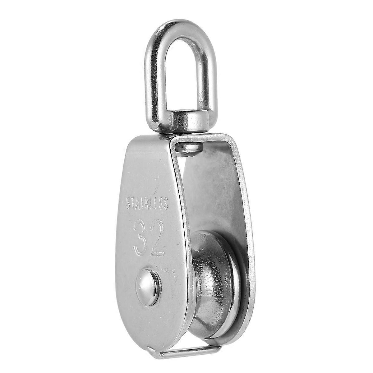 Single Pulley Stainless Steel Pulley for Manual Work with Durable M32 Tool