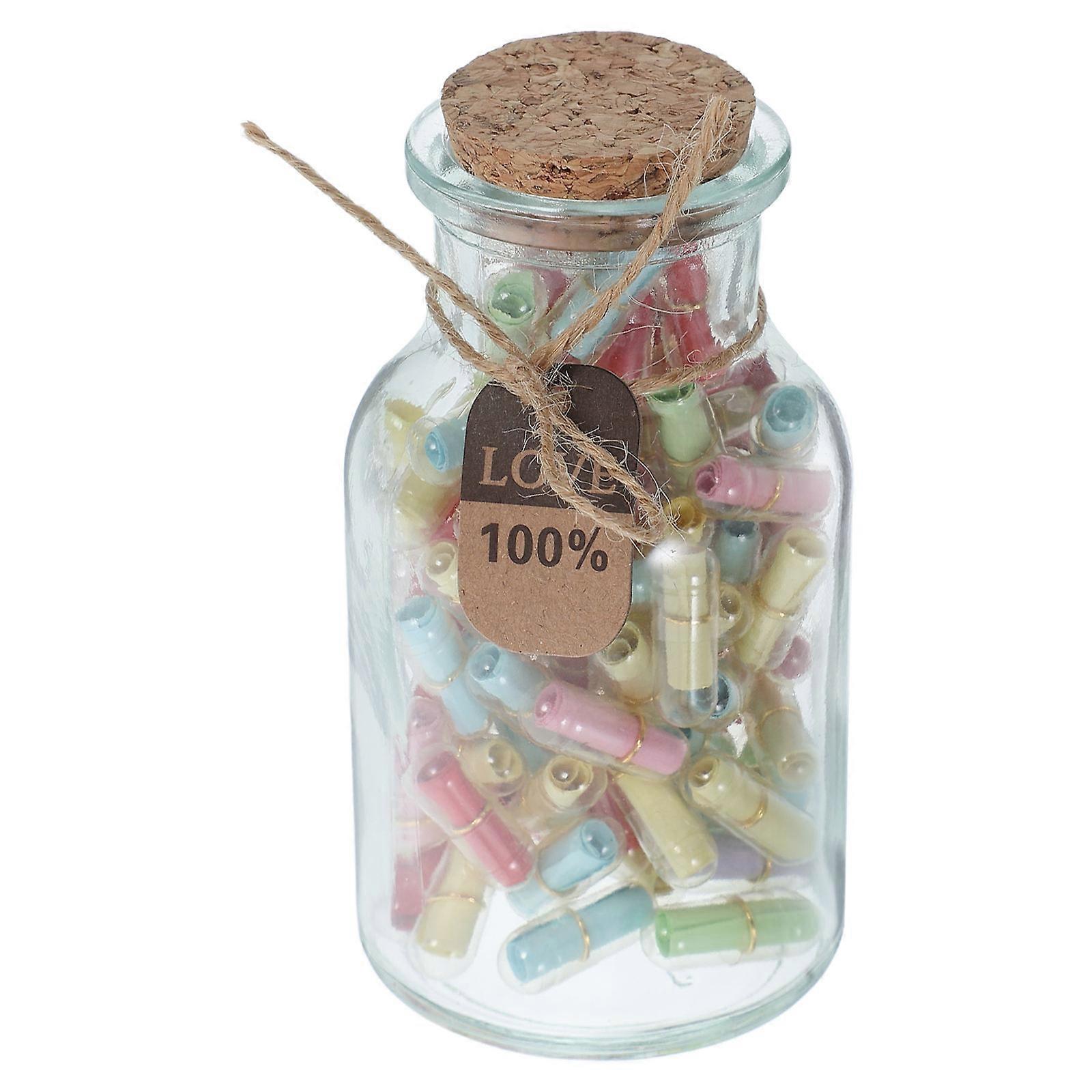 Glass Message Capsules For Couples Romantic Communication Storage Creative Design 3 Sets