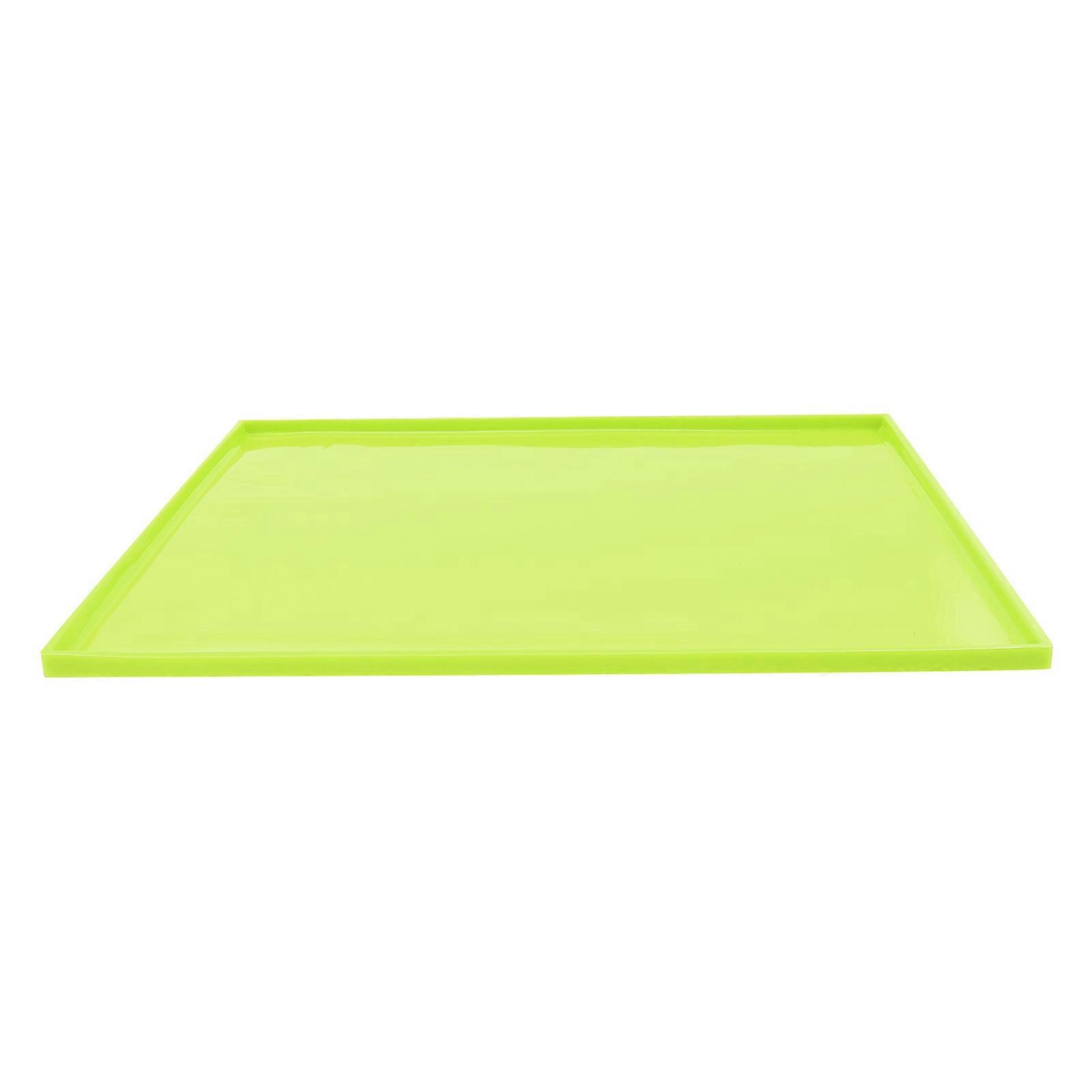 Non-Stick Silicone Mat Roll Pad for Kitchen Use 3Pcs Green