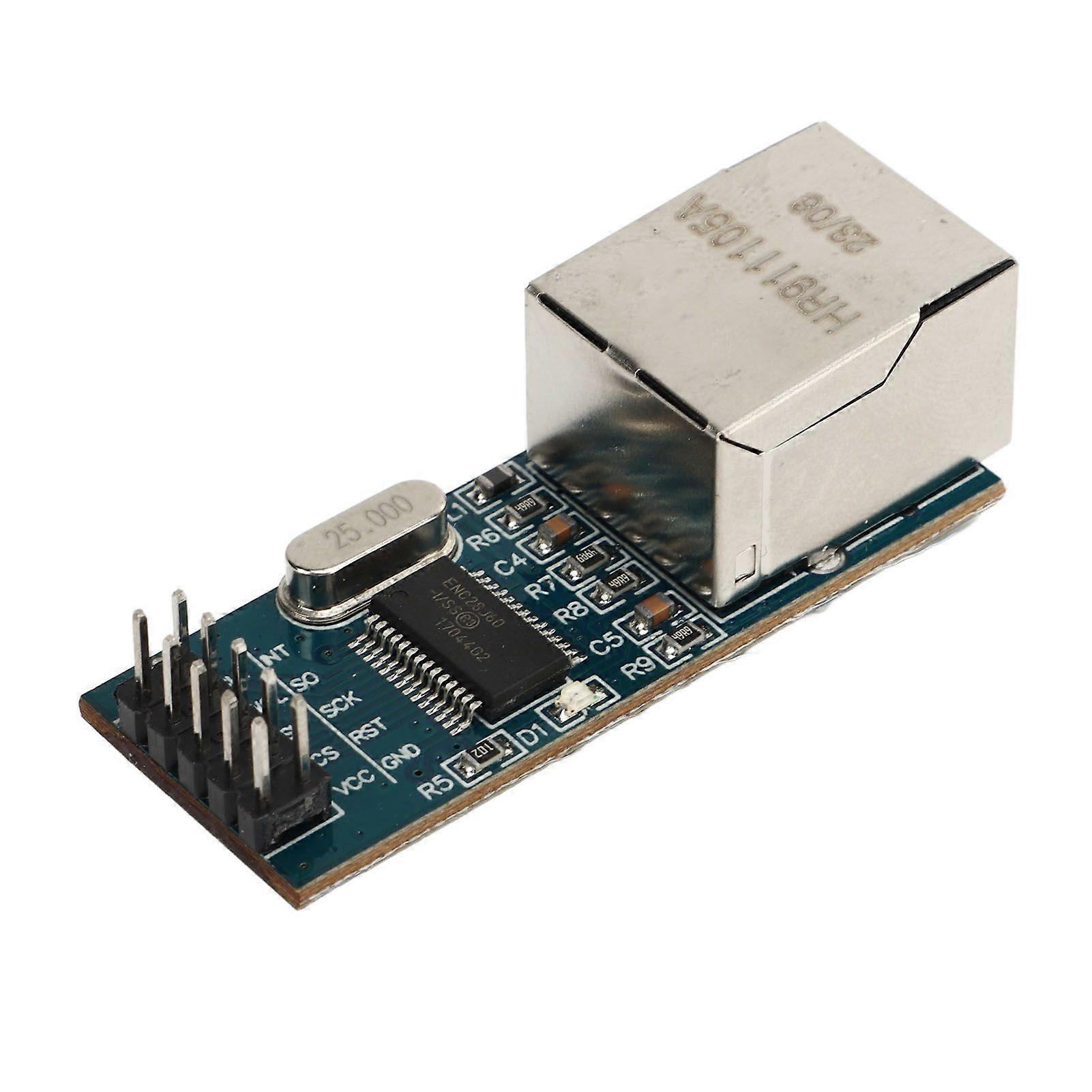 ENC28J60 HR911105A LAN Ethernet Network Module Mini Ethernet Network Development Board Module SPI Interface 3.3V