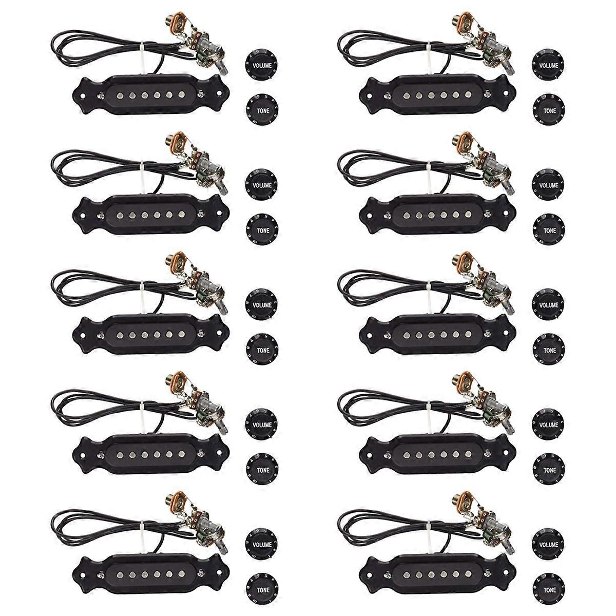 Pre-Wired 6-String Single Coil Pickup Harness with Volume & Tone