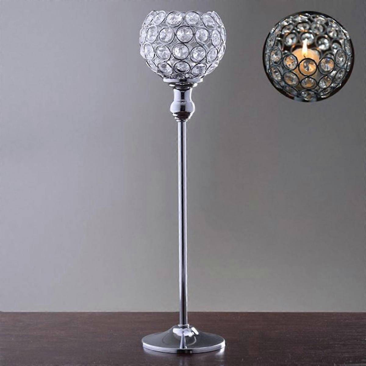 Crystal Votive Candlesticks Tea Light Crystal Romantic Candle Holders