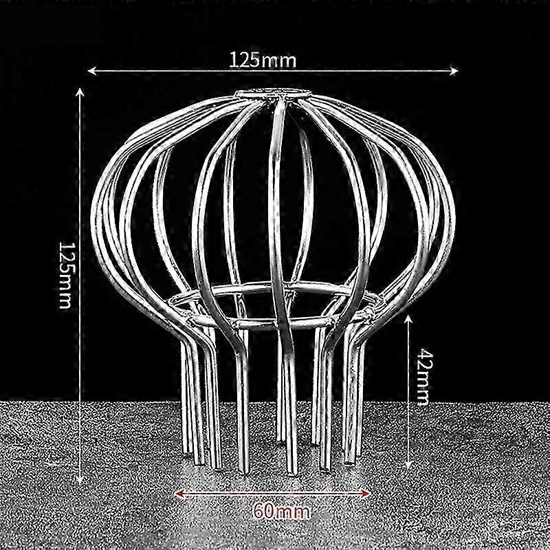 Gutter Guard Strained Rostfritt stål Gutter Ballong Mesh Fittings Tak Avloppsrör Avloppsfilter för löv Skräp