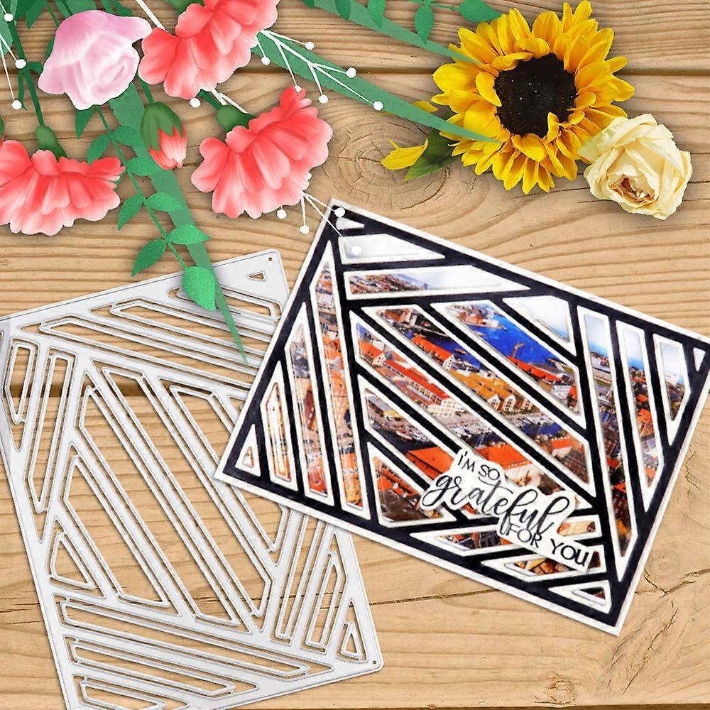 1PC Geometric Figure Metal Cutting Dies Die-cut Crafts Stencil Tool for DlY Handmade Scrapbook Cards