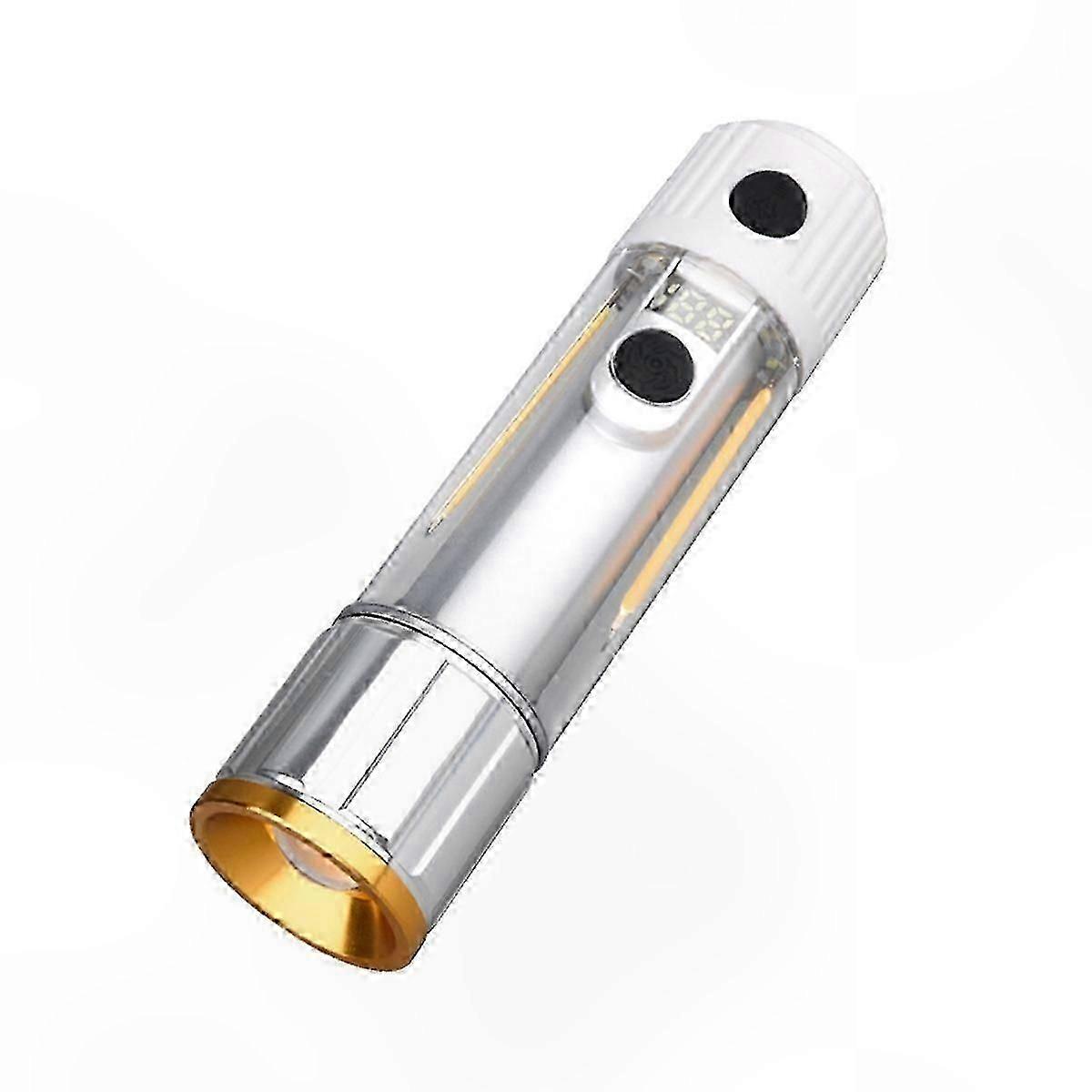 Magnetic Rechargeable LED Torch, High-Power Flashlight with Power Bank Functionality