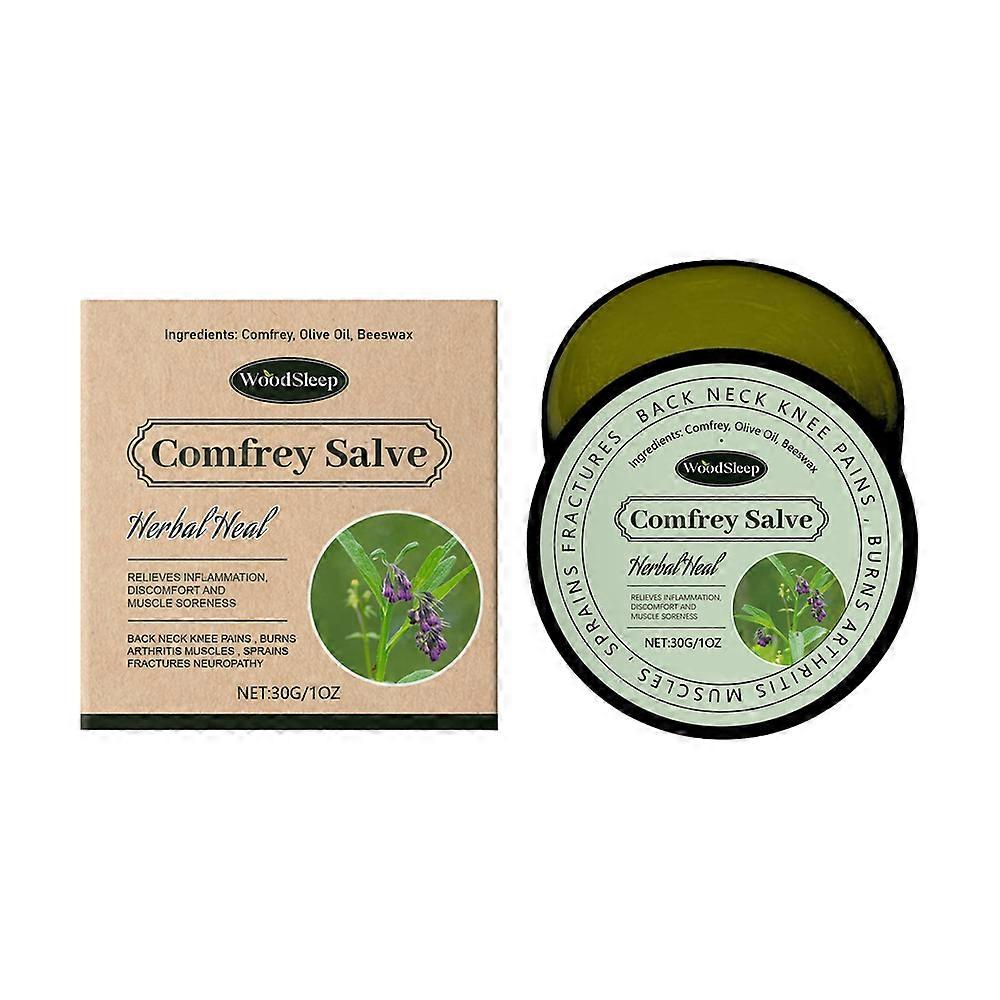 Comfrey Salve Organic, Contains Organic Comfrey Leaf in a Base