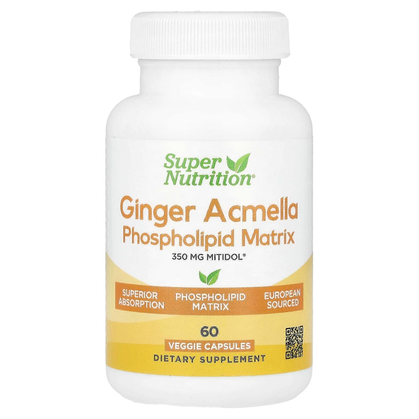 Ginger Acmella Phospholipid Matrix, 60 Veggie Capsules