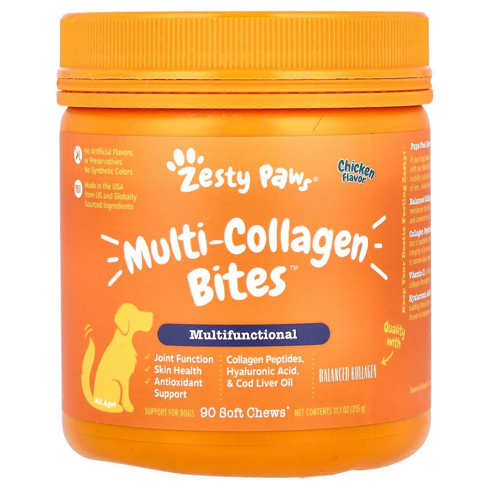 Multi-Collagen BitesÃÂ¢ÃÂÃÂÃÂÃÂÃÂÃÂ¢, Multifunctional, For Dogs, All Ages, Chicken, 90 Soft Chews