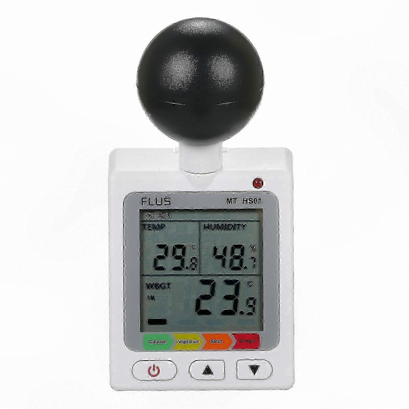 WBGT Meter with Heat Stress & Humidity Monitoring for Environmental Temperature Analysis