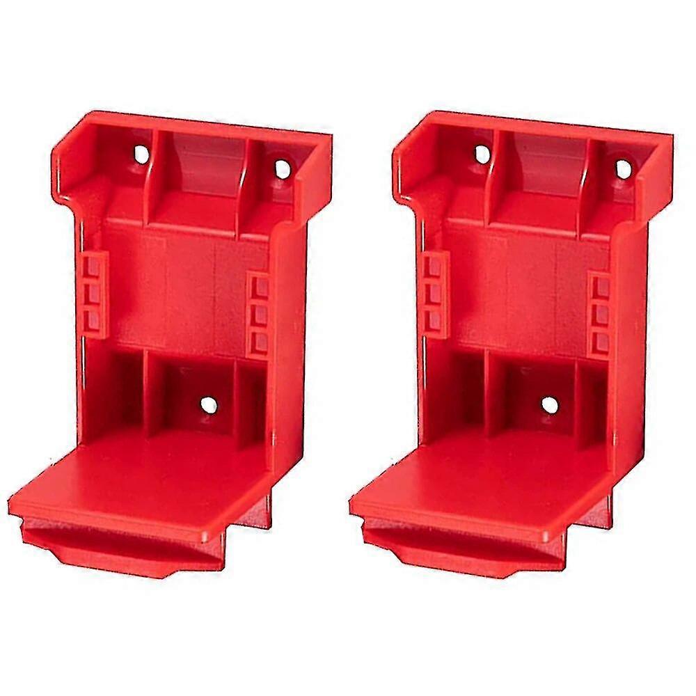 1/2/5pcs For Dewalt For Milwaukee 18v 20v Battery Mount And Tool Holder,2 In 1 Wall Mount Holder For Lithium Battery And Tools 25-26s
