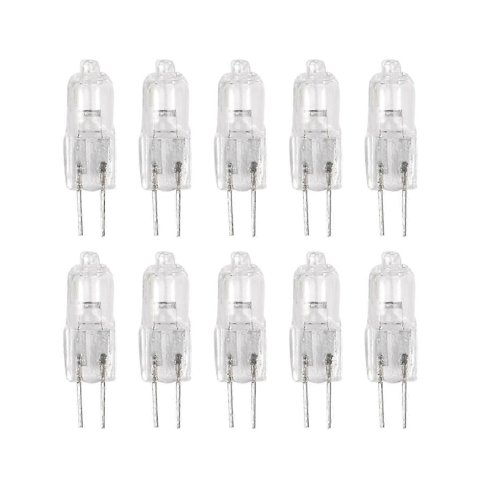 10 Stück, G4 Halogenlampe 12V 35W Stiftlampe warmweiß