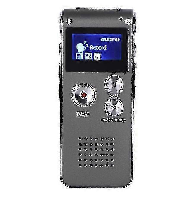 Digital voice activated recording with MP3 microphone for conference speech-16GB(Grey)