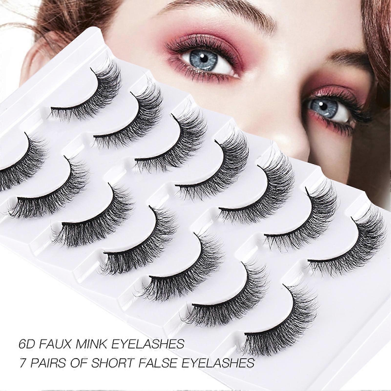Hesroicy Box of Long, Natural-Curl Eyelashes with Good Ductility - Thick, Fluffy Lashes Ideal for Eye Extensions and Eye Makeup Decor