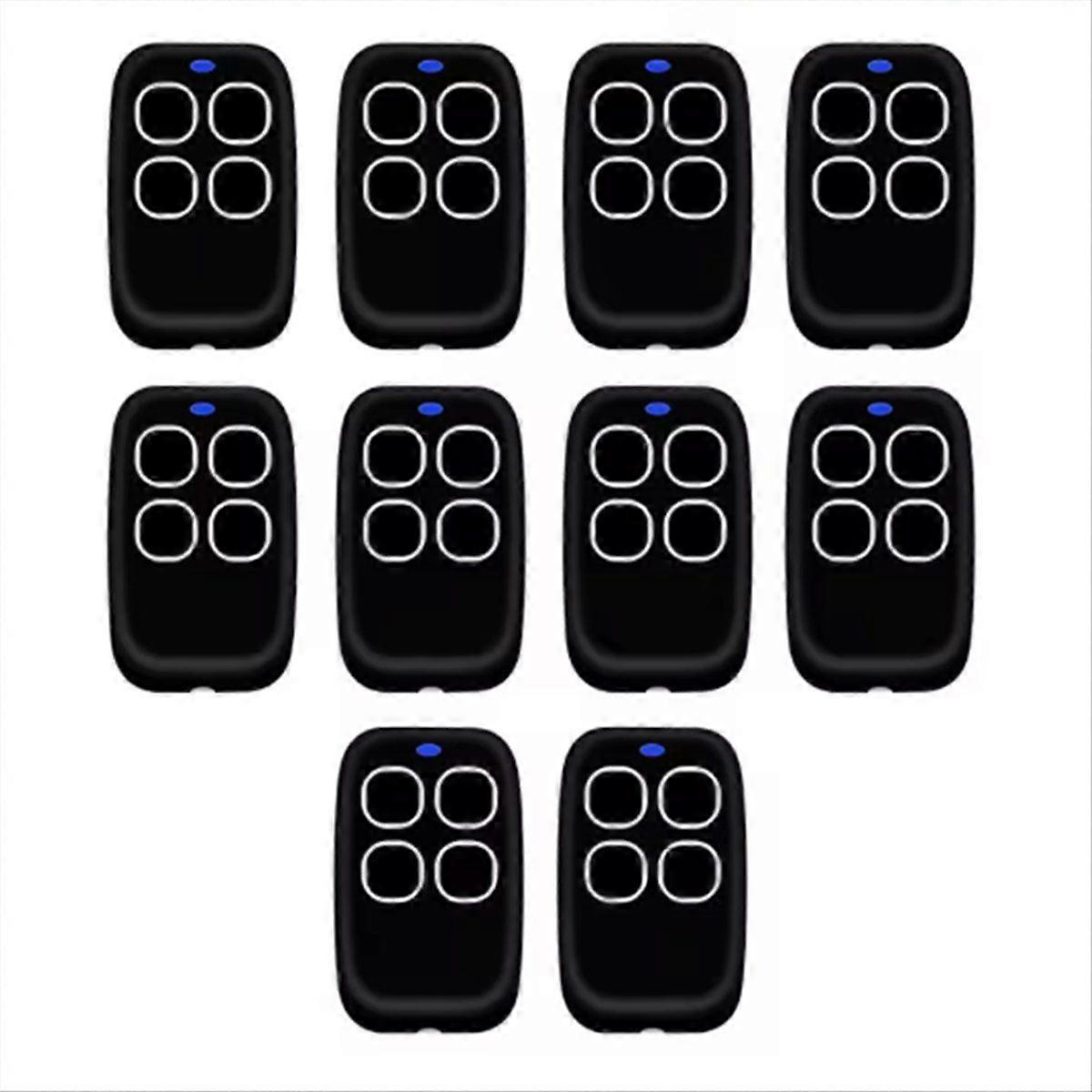 10pcs Garage Door Remote Control 250-913MHz Handheld Transmitter Universal Compatibility Secure Acc